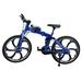 17.5x10.5cm Creative Alloy Model 1:10 Mini Simulation Toy (Folding Mountain Bike Blue)