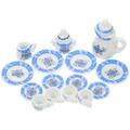 1 Set Mini House Tea Pot Set Doll House Tea Pot Tea Cup Tea Cup Saucer Doll House Supplies