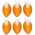 6 Pcs Carrot Pull Back Car Gifts Pull Back Car Model Car Car Toy Games Children Baby Toys Toddler Baby
