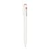 Standard Ballpoint Pen 0.5 mm Red Ink White Body 6 Count Retractable Advanced Ink Ball Point Pens