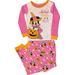 Disney Minnie Mouse Halloween 2 PC Long Sleeve Cotton Pajama Set Girl Size 5T