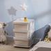 Kids Storage Unit Dresser-Cream White GUS9532