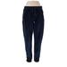 MICHAEL Michael Kors Velour Pants - High Rise: Blue Activewear - Women's Size Large