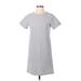 Jack Wills Casual Dress - Shift: Gray Marled Dresses - Women's Size 2