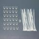 LED Rope Light Clips Holder - 30 Pack Rope Lights Clips Set - Mounting Bracket Fixing Hangers - Clear PVC Mounting Rope Light Clips for Christmas Hanging Outdoor Wall Mount LED Light