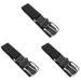 Set of 3 Baseball Belt for Youth Elastic Straps Baseballs Softballs Uniform Belts Mens Men s Student