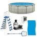 Aquarian Venetian 24 x 52 Above Ground Swimming Pool Kit w/ Accessories