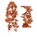 Hxoliqit Fall Decor Festival Simulation Maple Leaf Rattan Decoration Christmas Party Wall Hanging Maple Leaf Rattan Artificial Flowers Artificial Plants & Flowers Yard Decorations Outdoor Room Decor