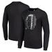 Men's Starter Black Washington Commanders Half Helmet Logo Long Sleeve T-Shirt