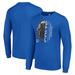 Men's Starter Royal Indianapolis Colts Half Helmet Logo Long Sleeve T-Shirt