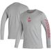 Men's adidas Heather Gray Arsenal Team Crest Long Sleeve T-Shirt