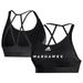 Women's adidas Black ULM Warhawks Ultimate Bra