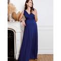 Long Maternity Dress, Romaine Tank by ENVIE DE FRAISE blue