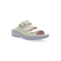 Women's Breezy Walker Slide Sandal by Propet in Summer Green (Size 9 1/2 M)