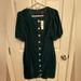 J. Crew Dresses | Nwt J. Crew Green Velvet Dress- Size 6 | Color: Green | Size: 6