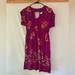 Anthropologie Dresses | Anthropologie Moulinette Soeurs Silk Floral Dress Size 0 | Color: Pink/Purple | Size: 0