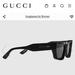 Gucci Accessories | Brand New Gucci Sunglasses For Women . Authentic!!! | Color: Black/Red/Tan | Size: Os