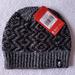 The North Face Accessories | New The North Face Tribe N True Beanie-In Black And Gray Weave. | Color: Black/Gray | Size: Os