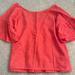 Anthropologie Tops | Nwt Anthropologie Embroidered Boho Top In Red Berry | Color: Orange/Red | Size: S