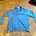 Adidas Sweaters | Adidas Men 1/4 Zip Golf Size Xxl Fits Xxl - 3xl | Color: Blue | Size: Xxl