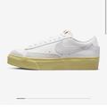 Nike Shoes | Nike Women's Blazer Low Platform Shoes | Color: White/Yellow | Size: 6