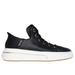Skechers Women's Premium Leather Slip-ins Snoop One - OG Sneaker | Size 5.0 | Black | Leather/Textile