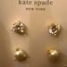 Kate Spade Jewelry | Kate Spade , Rise And Shine, Two Earring Set | Color: Gold | Size: Os