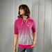 Nike Tops | Nike Women's The Athletic Dept.Short Sleeve Hoodie Top Sz L | Color: Black/Pink | Size: L