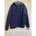 Ralph Lauren Jackets & Coats | Mens - Polo Ralph Lauren Jacket Coat Xl Hooded Navy Blue Fleece Lining Zip Logo | Color: Blue | Size: Xl