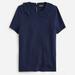 J. Crew Tops | J.Crew Navy Short-Sleeved Lace Collar T-Shirt Size Medium Nwt | Color: Blue | Size: M