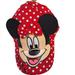 Disney Accessories | Disney Minnie Mouse Graphic Youth Ears Baseball Hat Cap Red Bow Adjustable New | Color: Red/White | Size: Os
