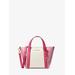 Michael Kors Pratt Small Color-Block Tote Bag Pink One Size