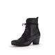 Gabor Women Ankle Boots, Ladies Lace-up Ankle Boot,Removable Insole,Low Boots,Short Boots,lace-up Boot,Zipper,Black (Schwarz) / 27,39 EU / 6 UK