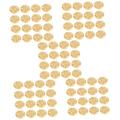 Tofficu 100 Pcs Embossed Disc Circle Necklace Locket Diy Jewelry Pendants Necklaces Gold Bracelet Charms Hand Decor A Necklace Jewelry Metal Pendants Handicrafts Round Stainless Steel