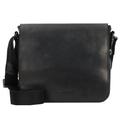 Greenburry - Pure Black Umhängetasche Leder 26 cm Umhängetaschen Schwarz Herren