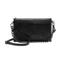 L.CREDI - Madi Clutch Tasche 28 cm Schwarz Damen