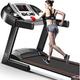 Treadmills, Home Electric Treadmill Hydraulic Foldable Silent 3.5HP Motor Steel Frame Treadmill, Embedded Bluetooth Speaker, LED Display Screen