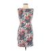 Plenty By Tracy Reese Casual Dress - Bodycon High Neck Sleeveless: Pink Floral Dresses - Women's Size 8