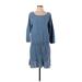 Soft Joie Casual Dress - DropWaist: Blue Dresses - Women's Size Small