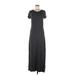 Amazon Essentials Casual Dress - Maxi: Gray Solid Dresses - Women's Size X-Small