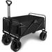 ColourTree Collapsible Foldable Portable Utility 240L Capacity Wagon Garden Cart w/ Pedal Brake, Metal | 23.2 H x 22.8 W x 37 D in | Wayfair