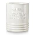 Red Barrel Studio® Ceramic/Porcelain Round Utensil Crock in White | 7.2 H x 6.2 W x 6.2 D in | Wayfair 23454EAAAD9A445B9760D45CCDD9B88E