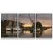 Breakwater Bay Trawlers 3 Pieces Canvas in Black/White | 24 H x 48 W x 2 D in | Wayfair 8825FEAF240C42F98FB0824704D736F3