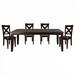 Breakwater Bay Eastbrook Rectangular 78" L x 41.75" W Dining Set Wood in Blue/Brown | 30 H in | Wayfair 8E0C774163F942E582A7CDE185B0BDED