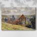 Alcott Hill® Dieppe, 1882 - Single Picture Frame Print on Canvas Canvas, Solid Wood in White | 24 H x 36 W x 1.5 D in | Wayfair