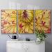 Latitude Run® Blooms II - Multi Piece Framed Canvas Canvas, Solid Wood in White | 36 H x 75 W x 2 D in | Wayfair 5DD342642A444F88959B7304E20BF0FD