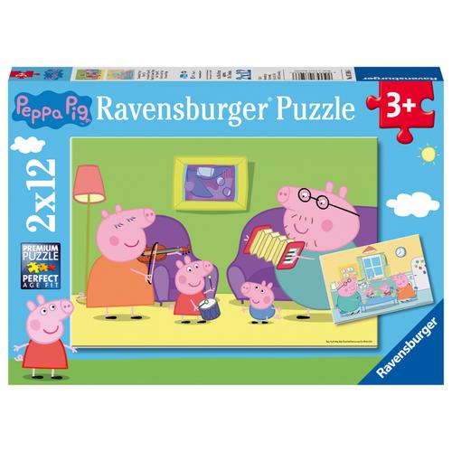 Puzzle Zuhause Bei Peppa 2X12 Teile