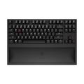 HP Omen Spacer Gaming-Tastatur, Design TKL, Reaktionszeit 1 ms, Switch Cherry MX Brown, LED Aufladen über USB-C, abnehmbares Kabel, magnetische Handgelenkstütze, Omen Command Center, Schwarz