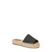 Rose Espadrille Platform Slide Sandal