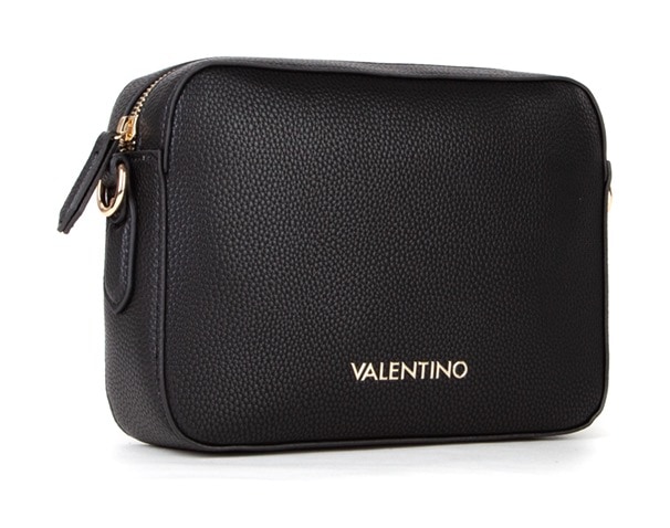 Mini Bag VALENTINO BAGS "BRIXTON", Damen, Gr. B/H/T: 23cm x 17cm x 6cm, schwarz, Lederimitat, Taschen, Damen Handtasche, Kamarabag mit Logoverzierung
